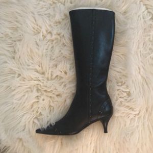 Hugo Boss zip up boots